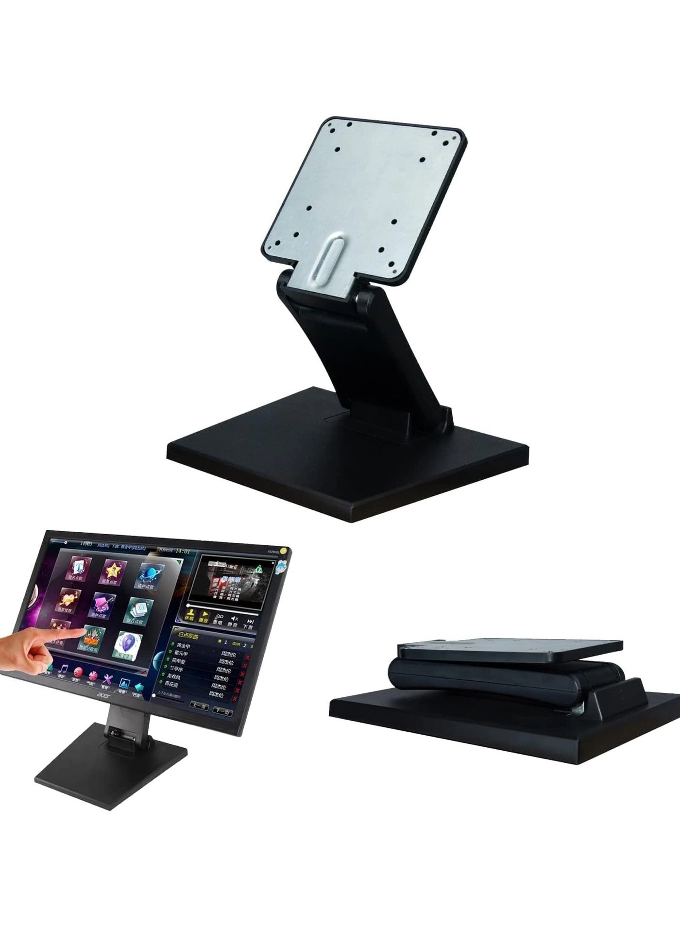 Adjustable LCD Monitor Stand - 10inch~24inch 75x75mm 100x100mm