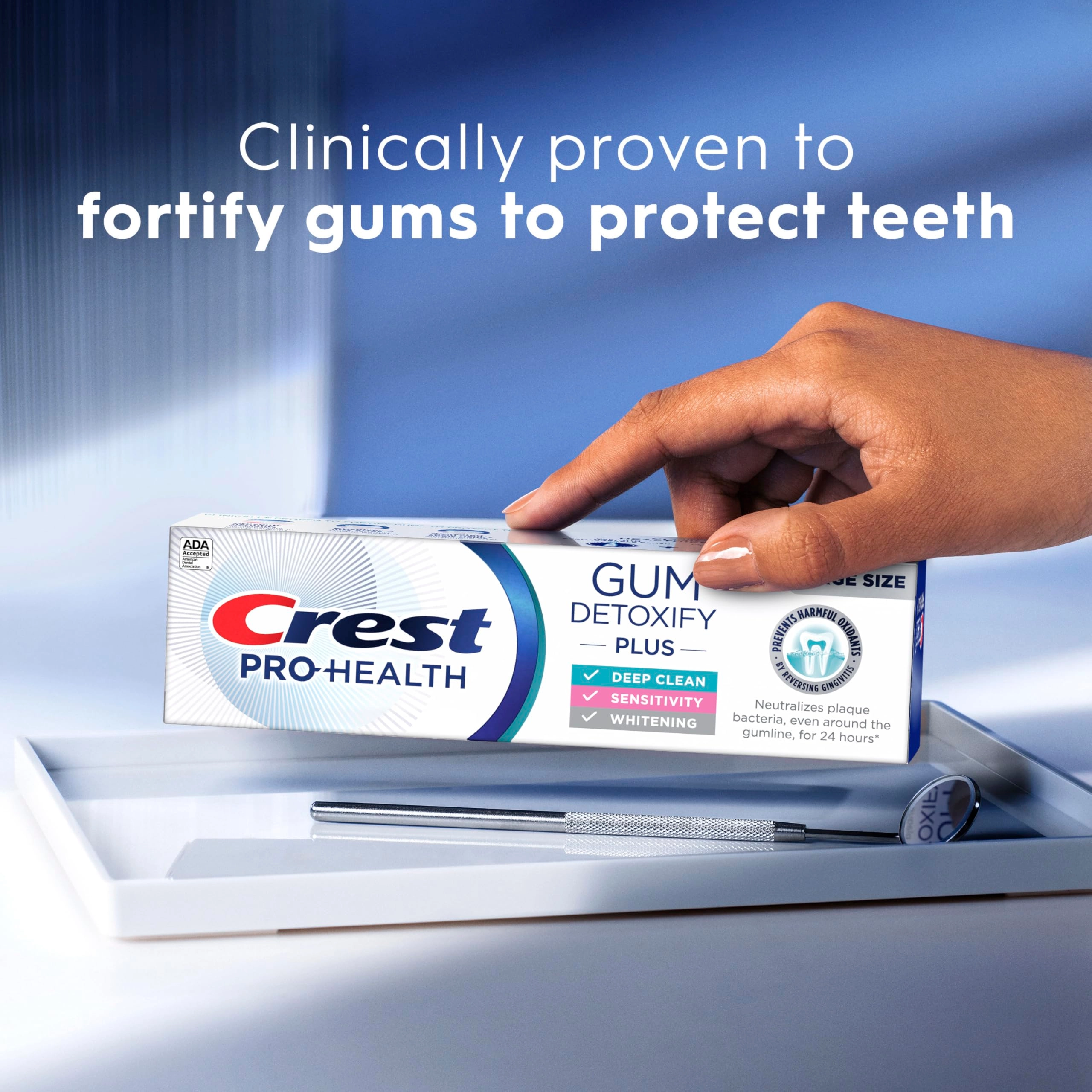 Gum Detoxify Plus Stennous Fluoride Toothpaste Adult 13.5 ounces