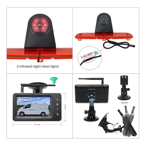 Backup Camera - Built in IR 2.4G Wireless 1080P