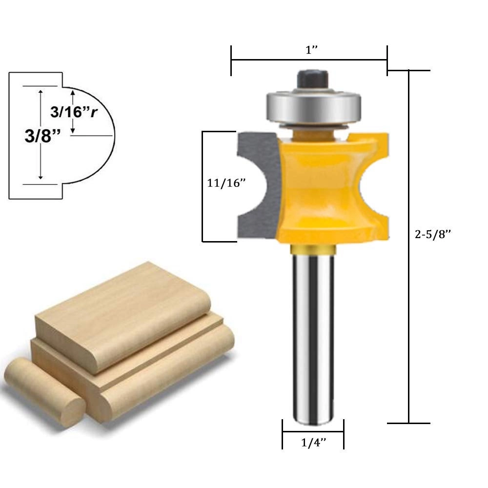 Router Bit Set - 1/4 Inch 5PCS