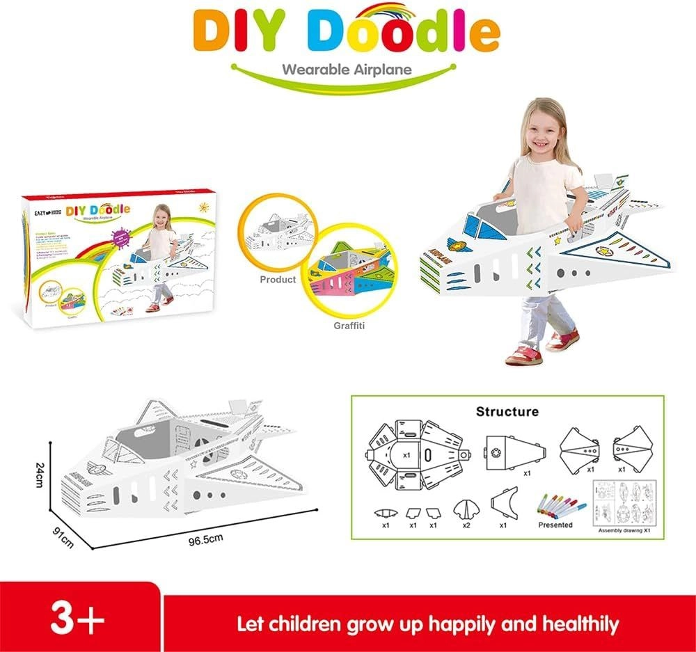 DIY Doodle Colouring Kit - 6 Sketch Pens