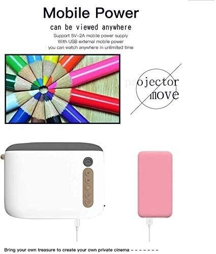 Portable LED mini projector