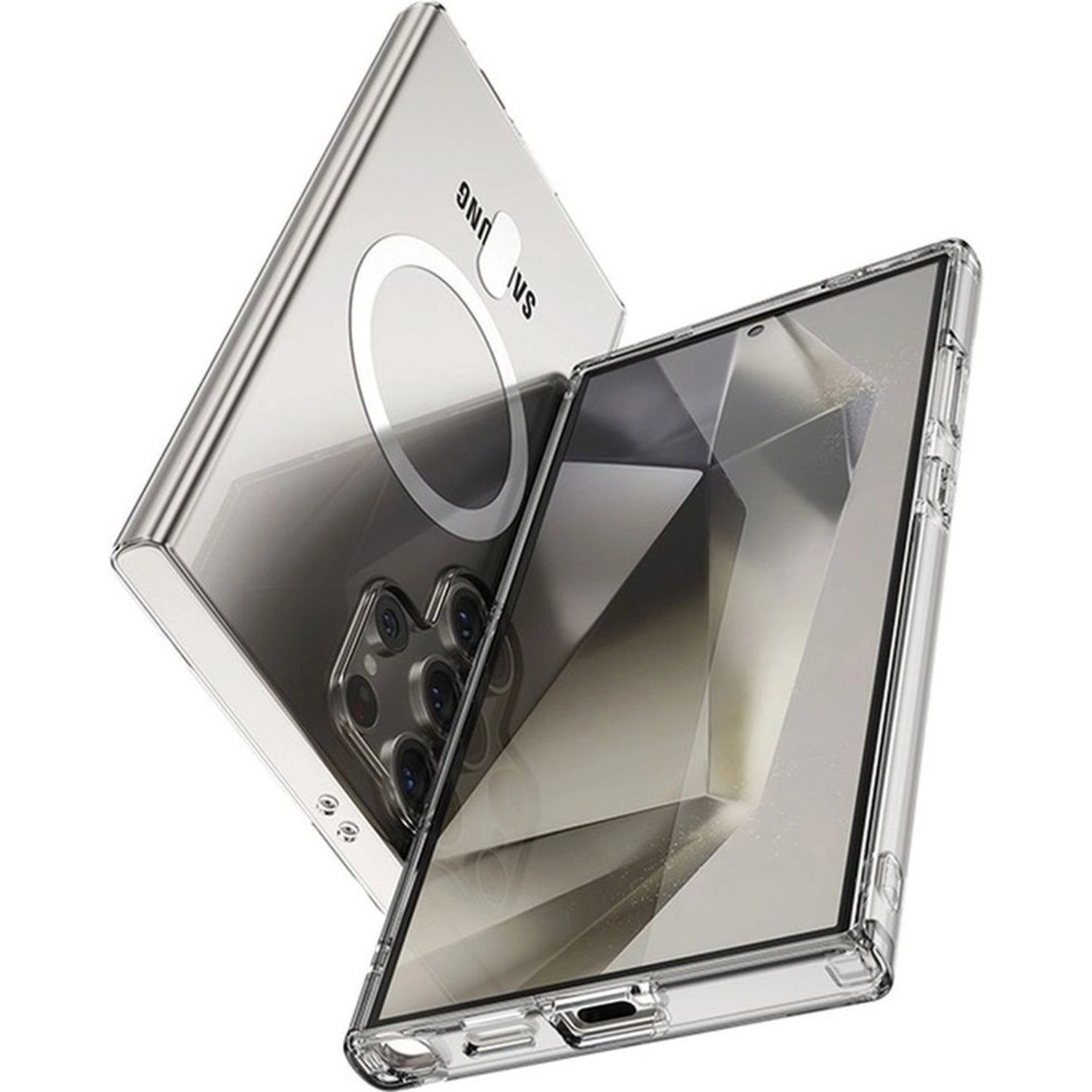 Crystal MagSafe Clear Case for Samsung Galaxy S24 Ultra