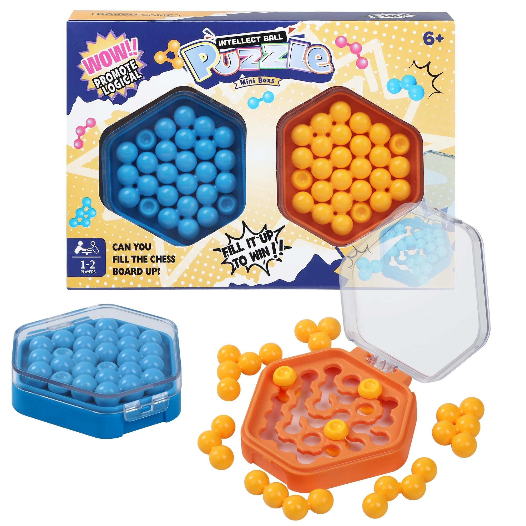 NALACAL Pocket Puzzle Beads - 500 Puzzles Brain Teaser