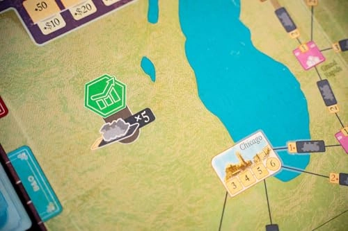 Age of Rail: Allegheny & La Pampa - Double-Sided Expansion Map