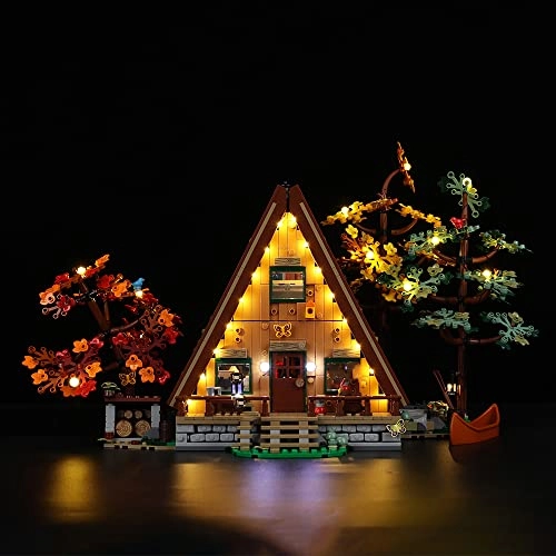LED Light Kit for 21338 A-Frame Cabin - Classic Version USB Battery Powered