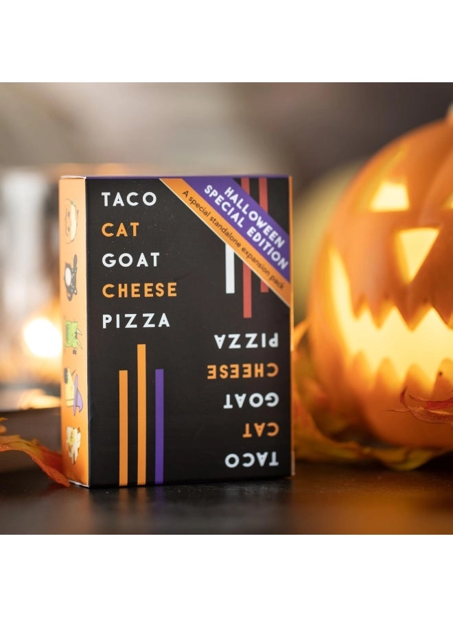 Taco Goat Goat Cheese Pizza - Halloween Edition suitable for children over 8 years old