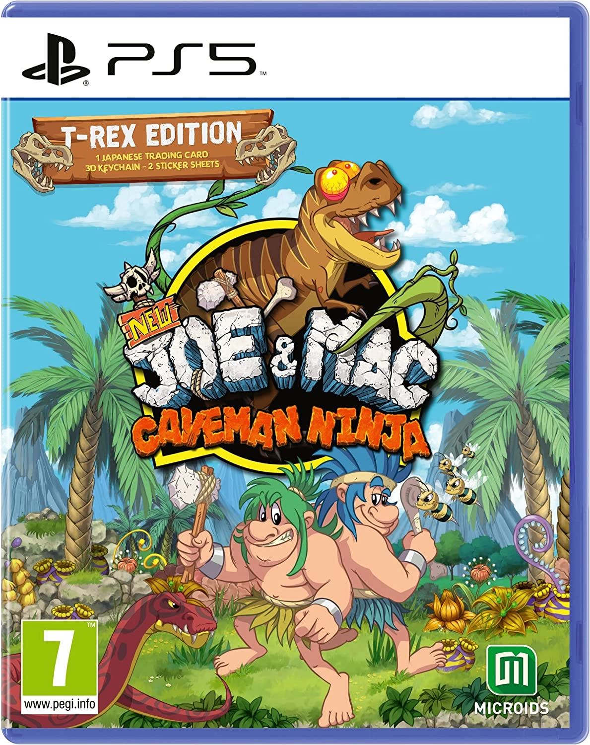 Joe & Mac: Caveman Ninja T-Rex Edition - PlayStation 5