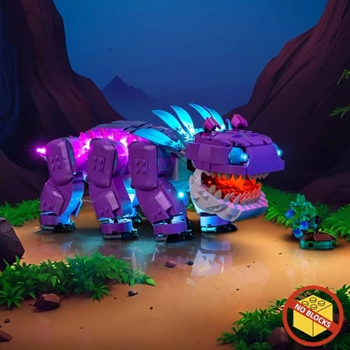 LED Light Set - 77077 Compatible Purple Battery & USB Powered