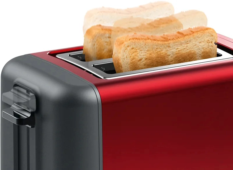 TAT3P424GB - Toaster Red/Black