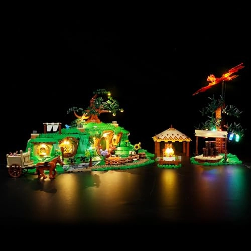 Light Kit for Lego The Lord of The Rings The Shire 10354 - Led