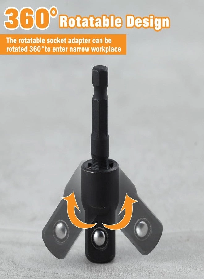 Flexible Drill Bit Extension Set - 1/4 3/8 1/2"