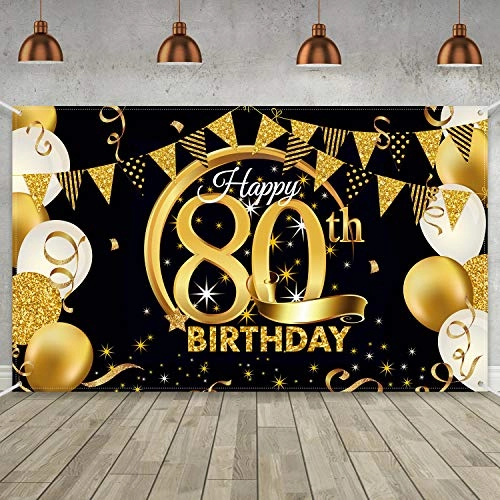 70s Theme Party Decorations Backdrop Banner - Birthday Party