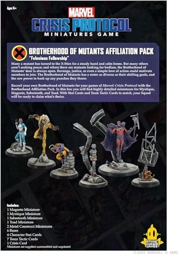 MARVEL: Crisis Protocol - Brotherhood of Mutants Affiliation Pack