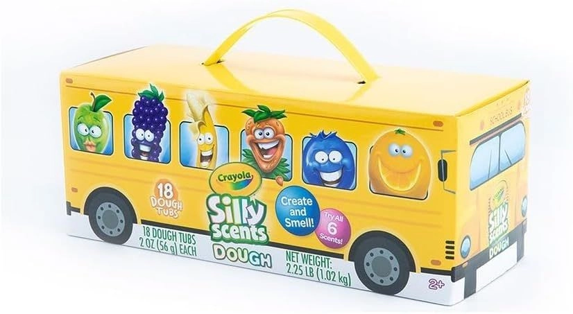 Silly Scents Sand School Bus - 18pk x 2oz Assorted