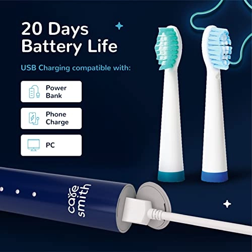 SPARK - Rechargeable 2 Brush Heads 5 Modes
