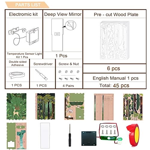 Miniature Book Nook - Forest