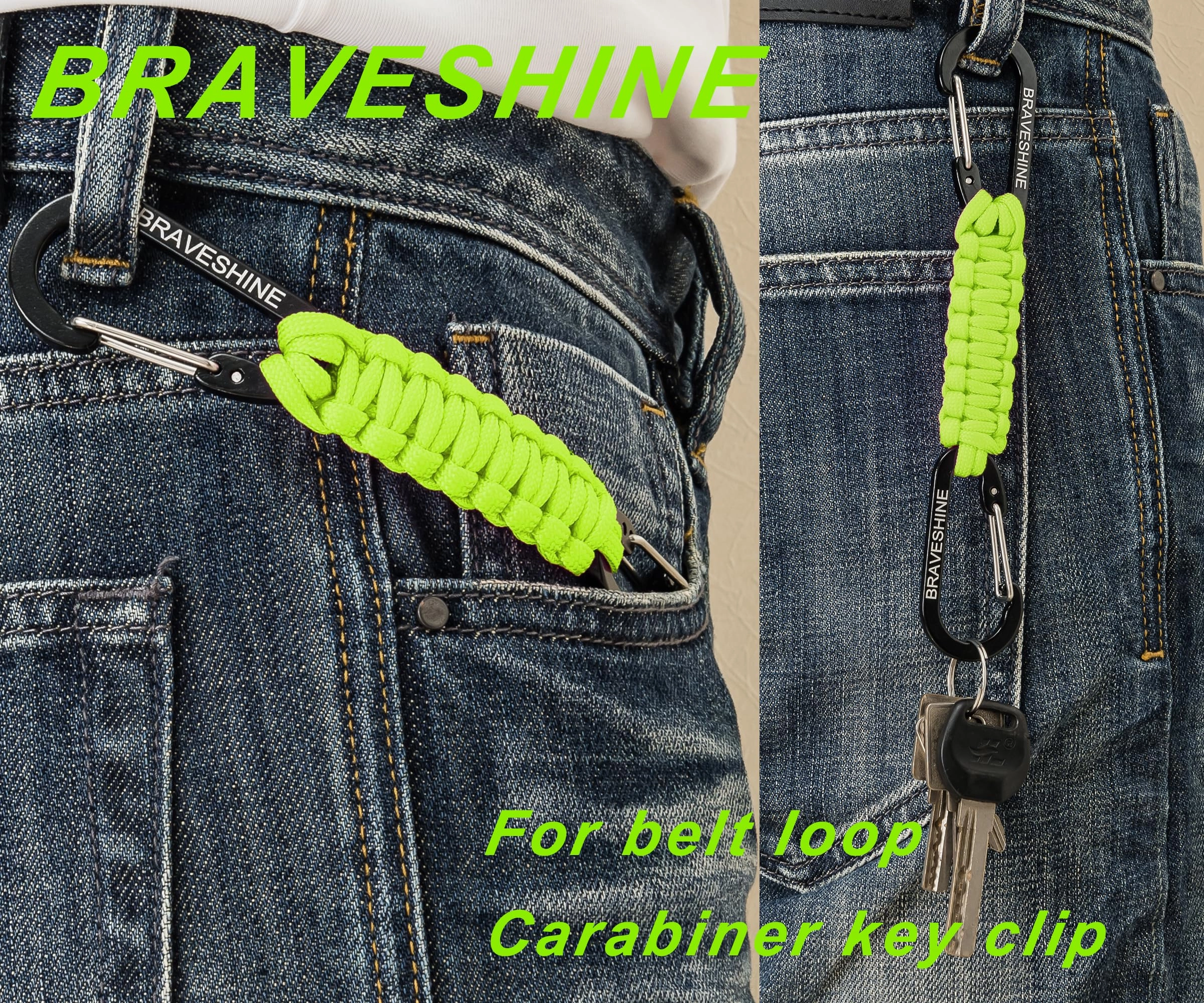Paracord keychain