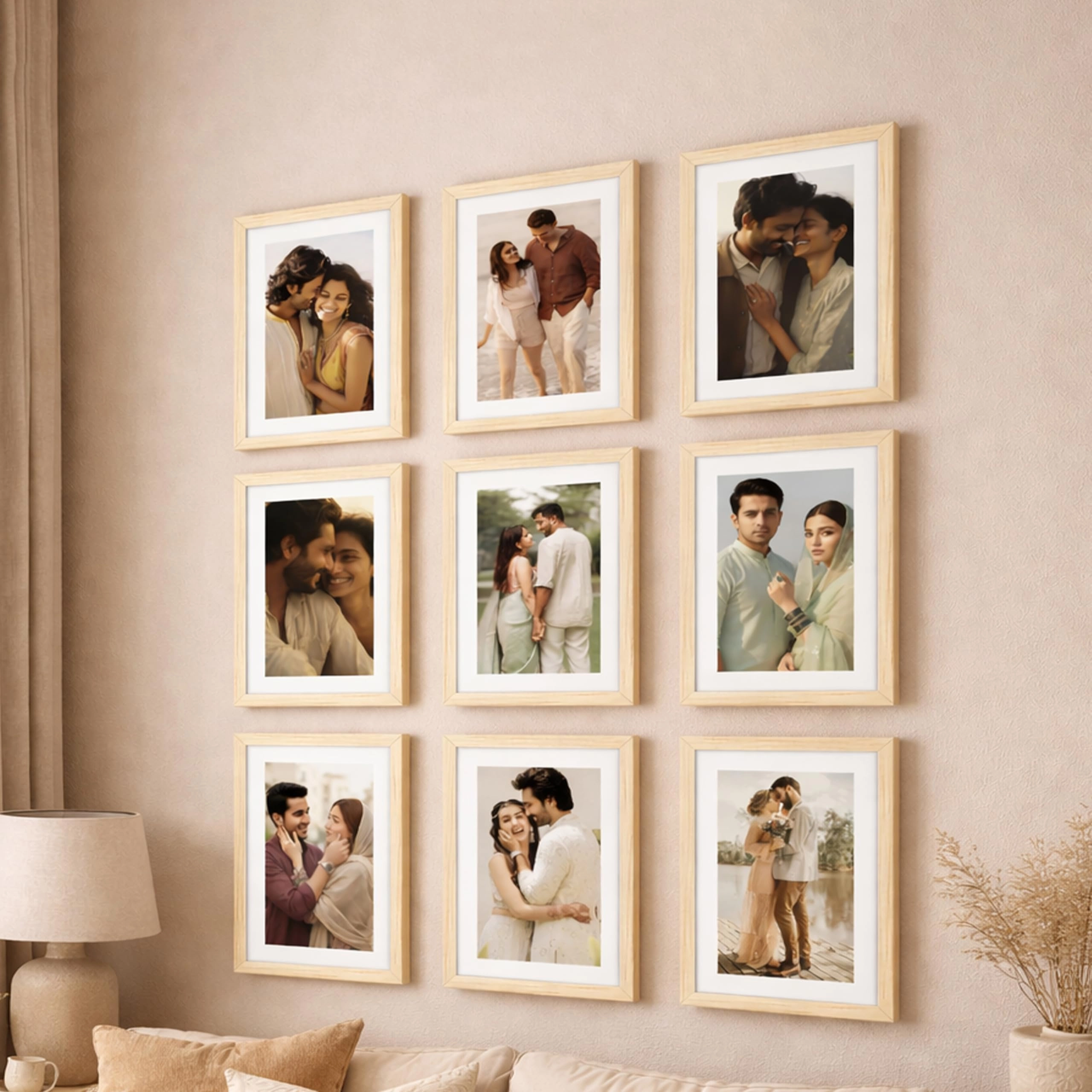 Collage Picture Frame - 6x8 Inch 9
