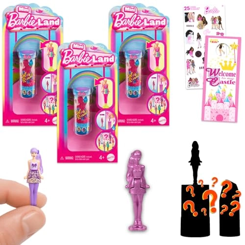 Mini Barbieland Blind Bag Mini Figure Set - Bundle 3 pcs