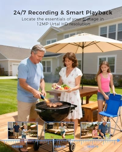 4K PoE Camera System - 8 cameras 16 channels 8MP