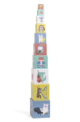 Animals Pyramid Sorting And Stacking Tower - 1+