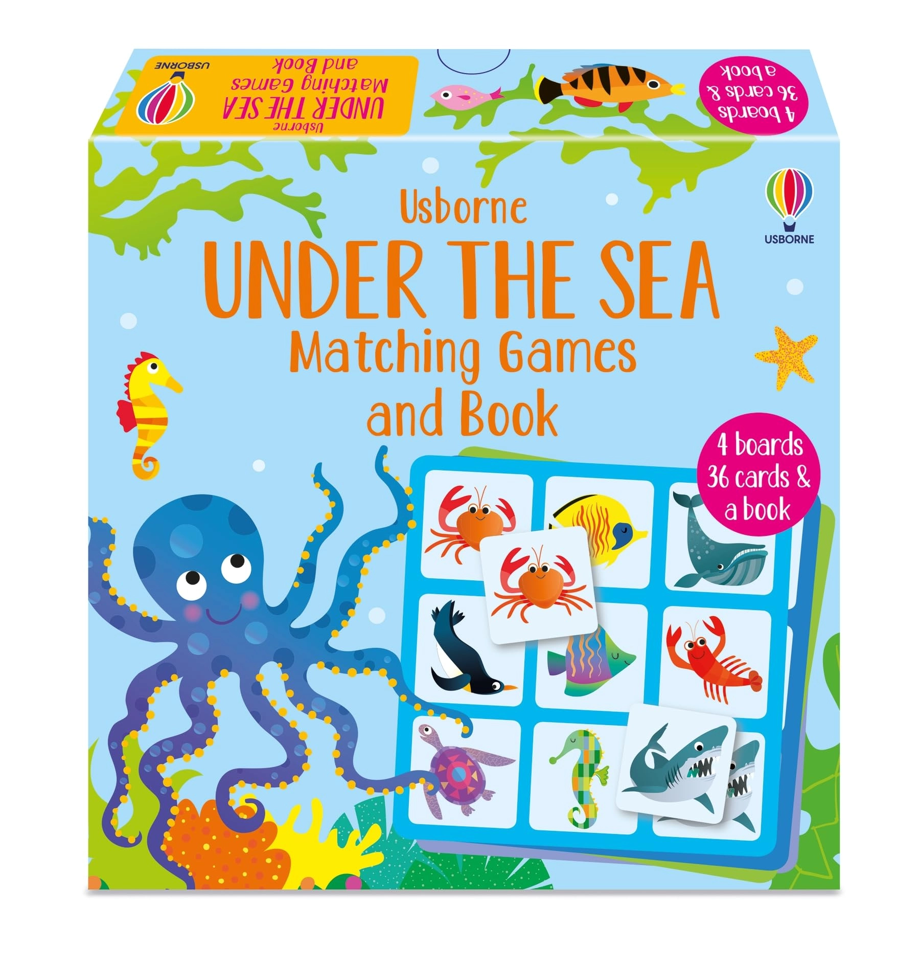 Usborne Under the Sea Matching Games and Book