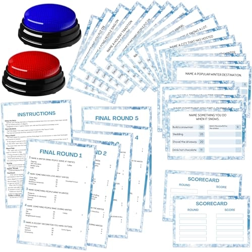 Winter Friendly Feud Game Set - Abkhazian 12 years and up 32 Pcs