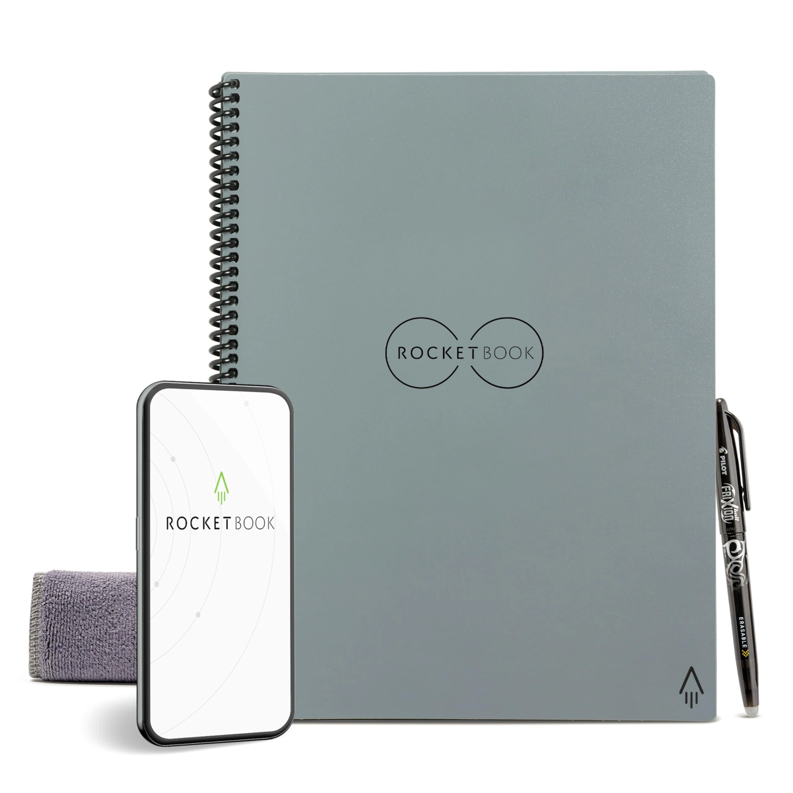Smart Reusable Dot-Grid Notebook Executive Spiral - Dotted 36 Pages