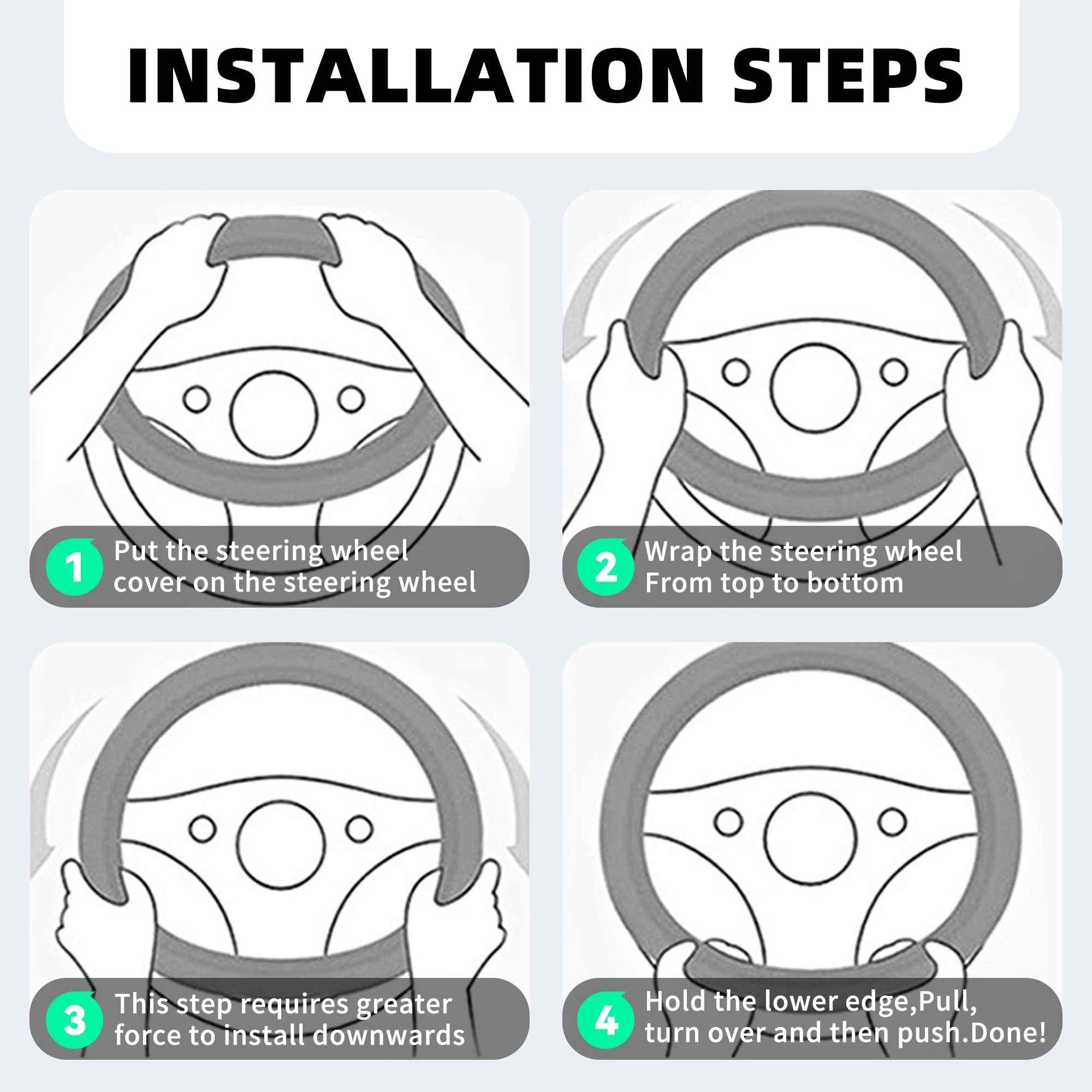 Car Steering Wheel Cover