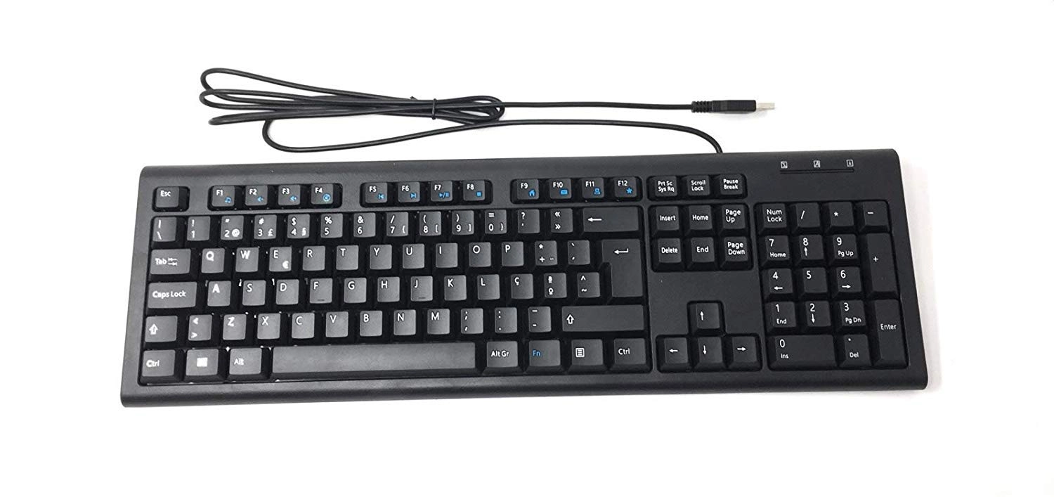 SimplyPlugo European Portuguese Keyboard - PT Wired