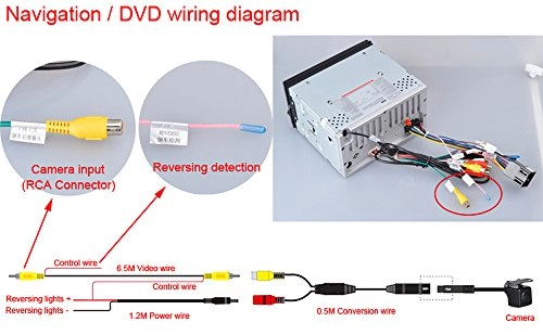 Trunk Handle Reversing Camera - Night vision Wired 628 x 586 pixels