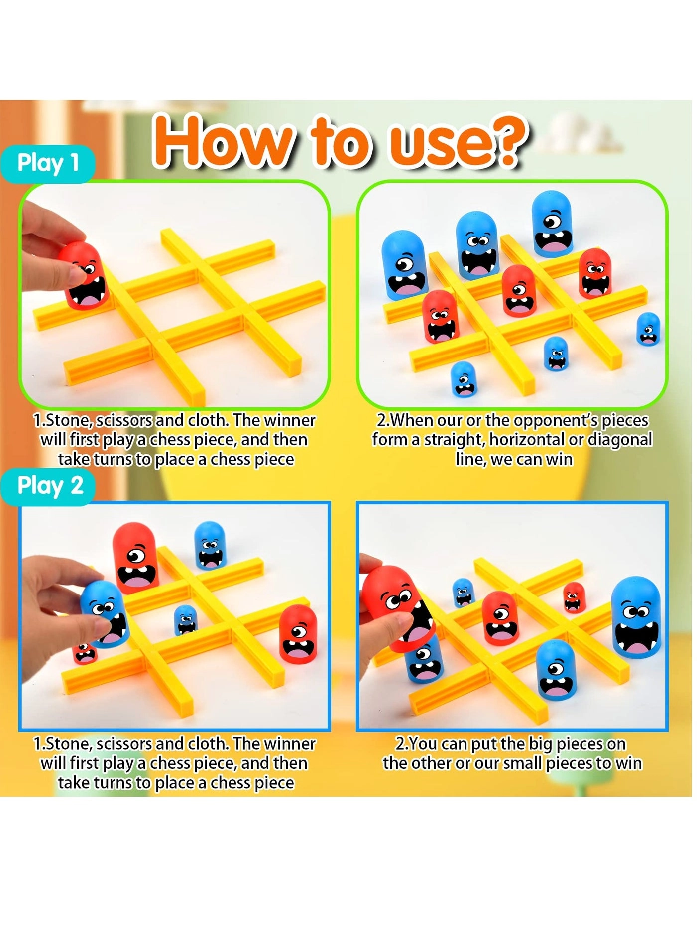 Big Eat Small Tic Tac Toe