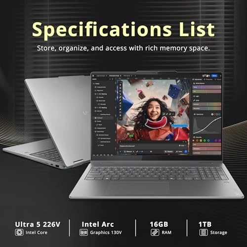 Yoga 7 16ILL10 - 16'' Core Ultra 5 226V 16GB DDR5 1TB SSD