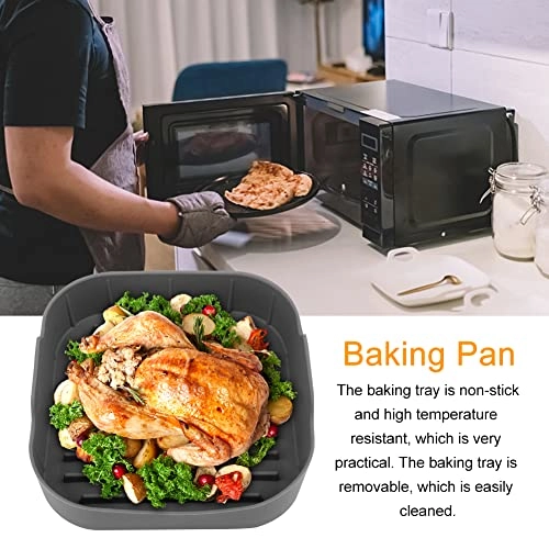 Square Silicone Air Fryer Basket - 1 PC