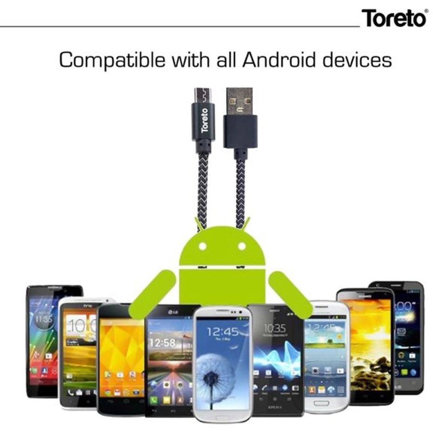 Pill-1 V8 Cable Micro USB 1m