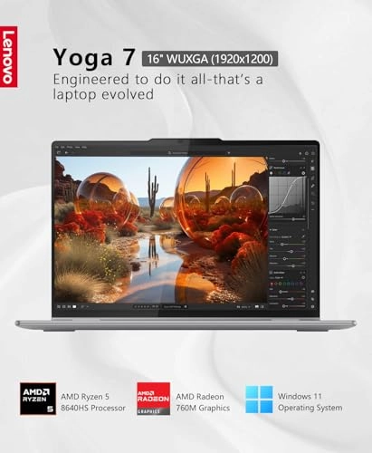 Yoga 7 2-in-1 16AHP9 - 16'' Ryzen 5 8640HS 8GB DDR5 512GB SSD