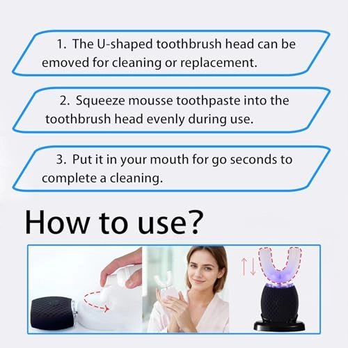 Ultrasonic Toothbrush - 30s Cleaning Wireless Charging
