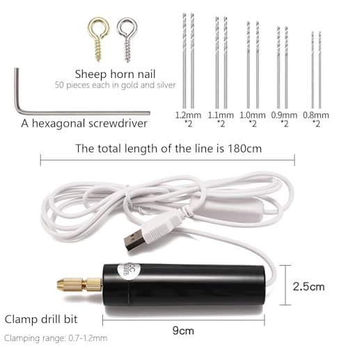 Mini Electric Drill - 5V 0.7-1.2mm