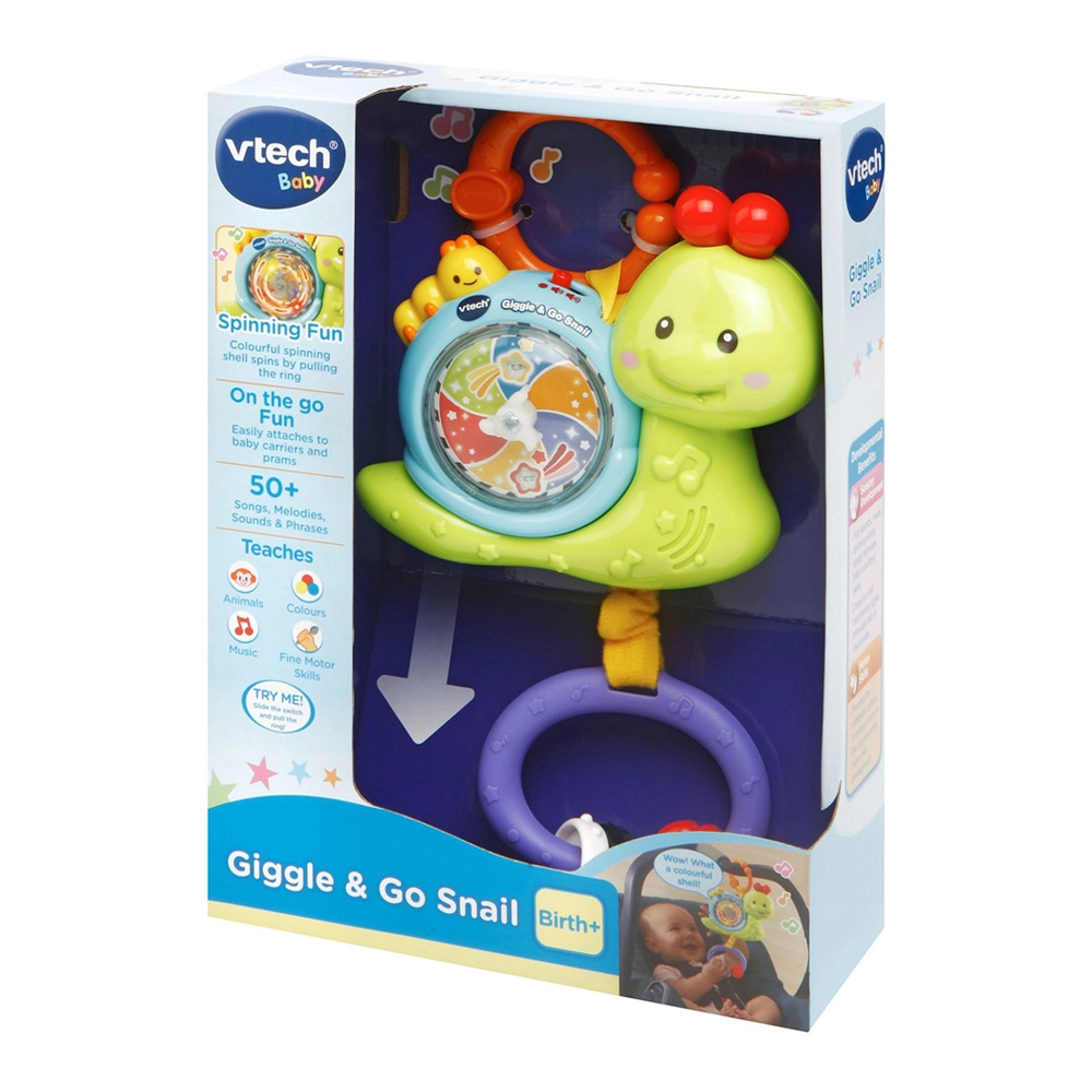 Giggle & Go Snail - Suitable for Newborn up to 24 months