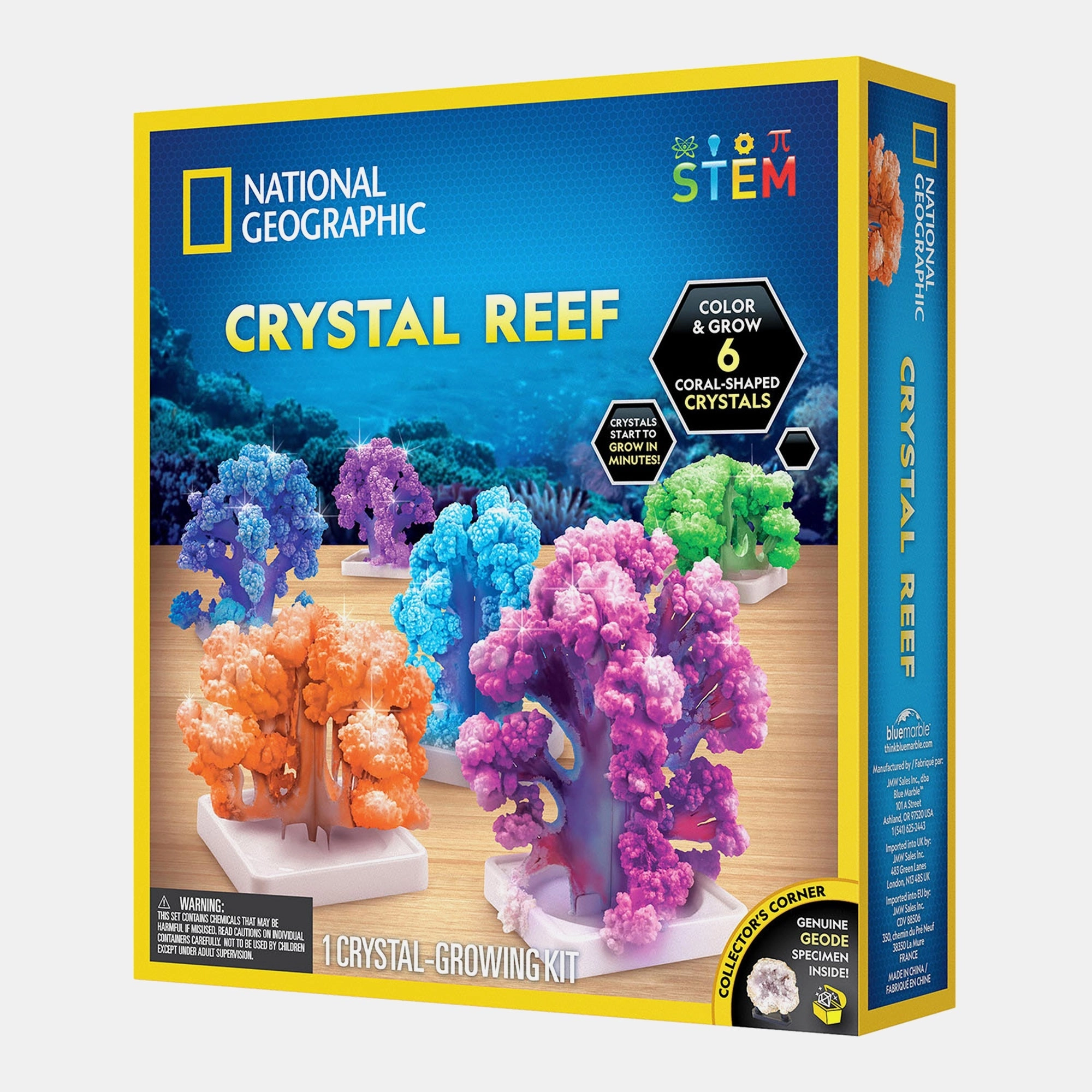 National Geographic Crystal Reef Coral Growing Lab Chemistry - 8 years+ 25 pieces
