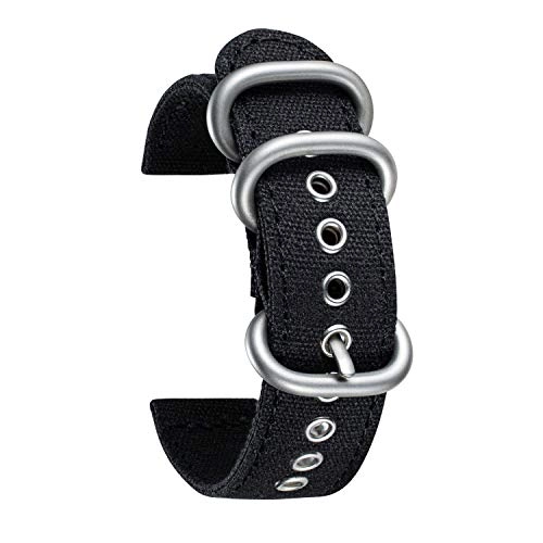 Watch Bands - 20mm 22mm Cotton Canvas