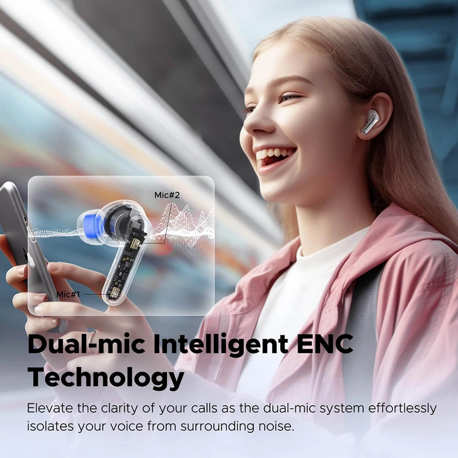 Clear Wireless Earbud