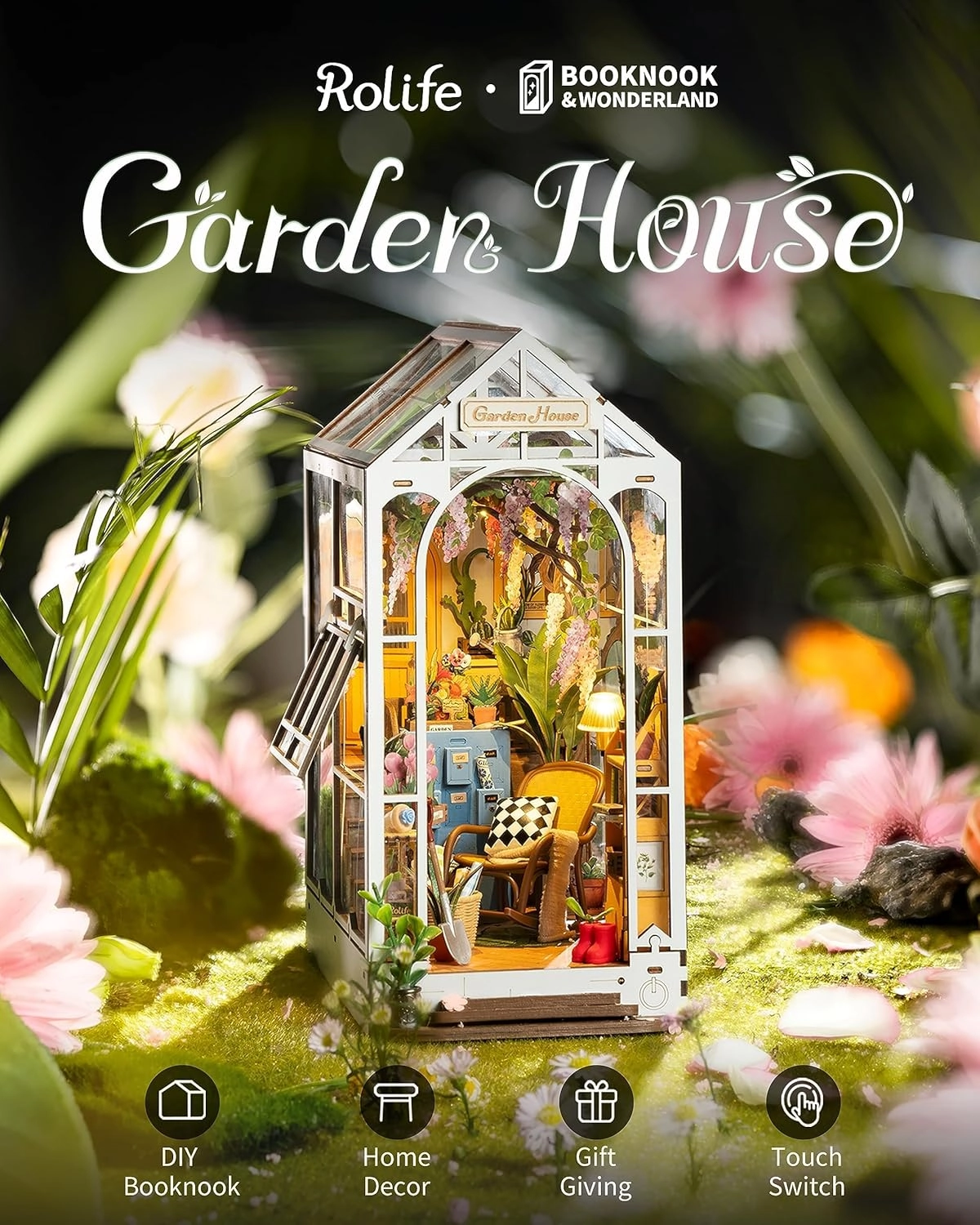 DIY Miniature Dollhouse Kit - Dreamy Garden