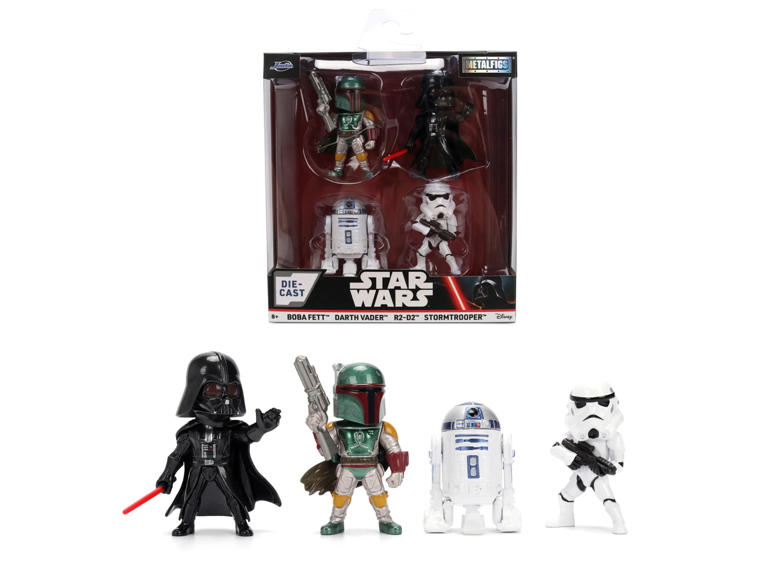 Metalfigs Star Wars Mini Die-Cast Action Figure Set - 6.35 cm (6.35 cm) (26106585-9336702314R00)