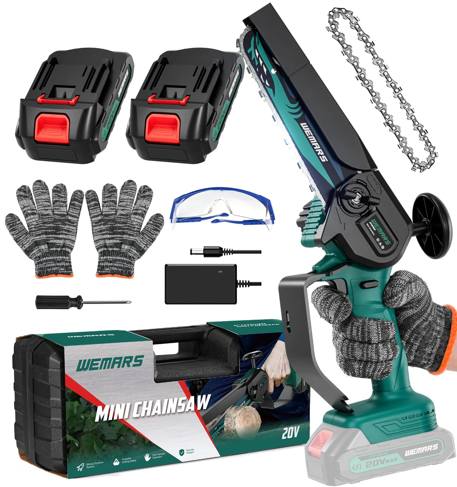 WEMARS Mini Chainsaw - 880 watts