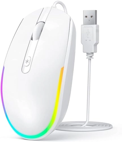 Wired LED RGB Backlit Mouse - USB