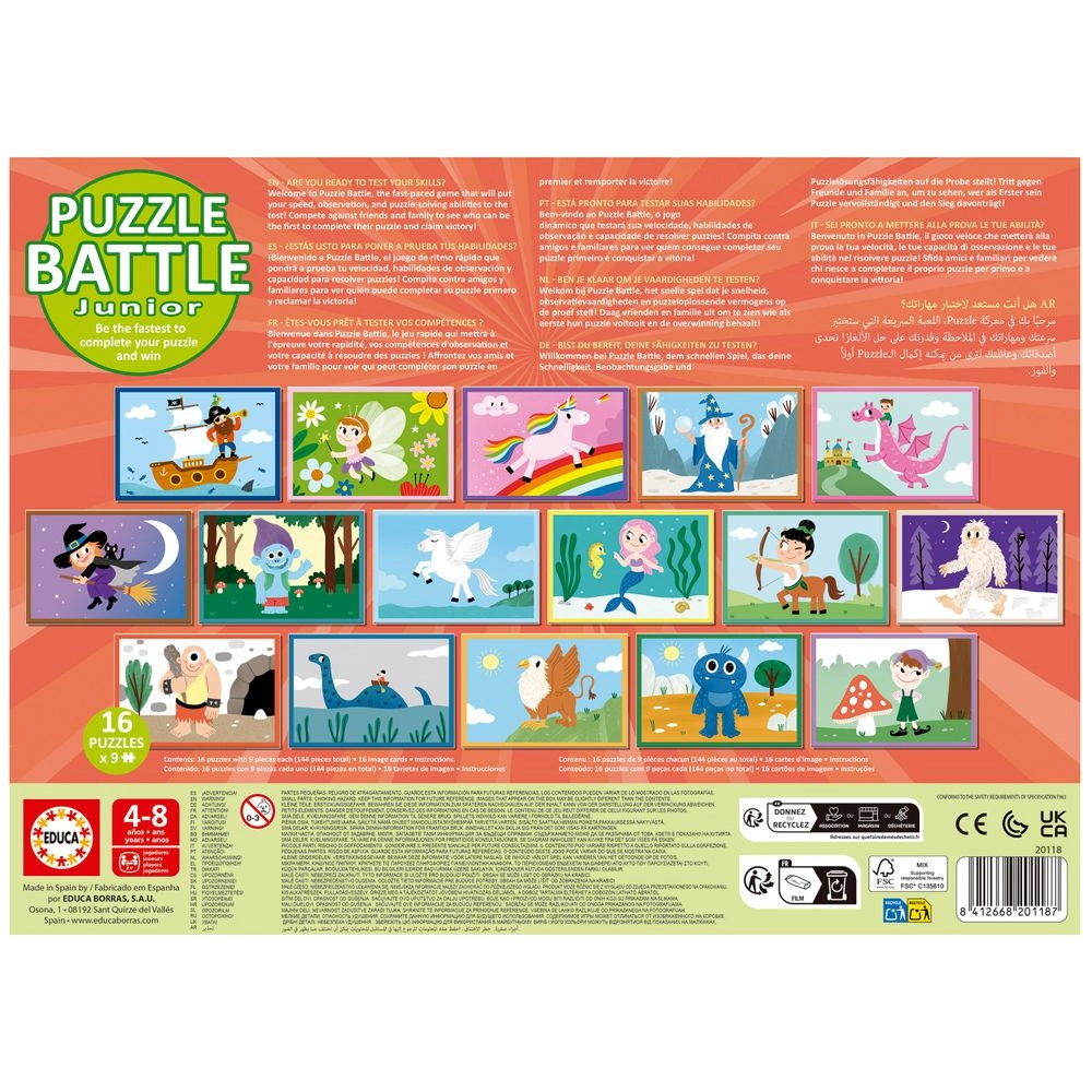 Battle Junior Miscellany Puzzle (RTT-20118) - 144 pcs