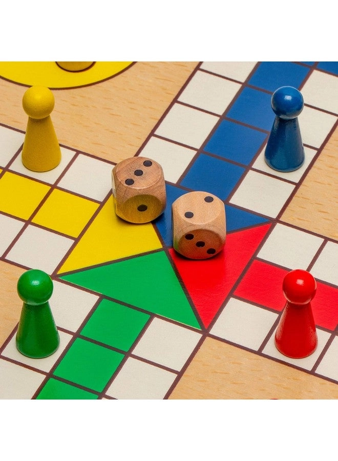 Snakes and Ladders - Wooden Reversible