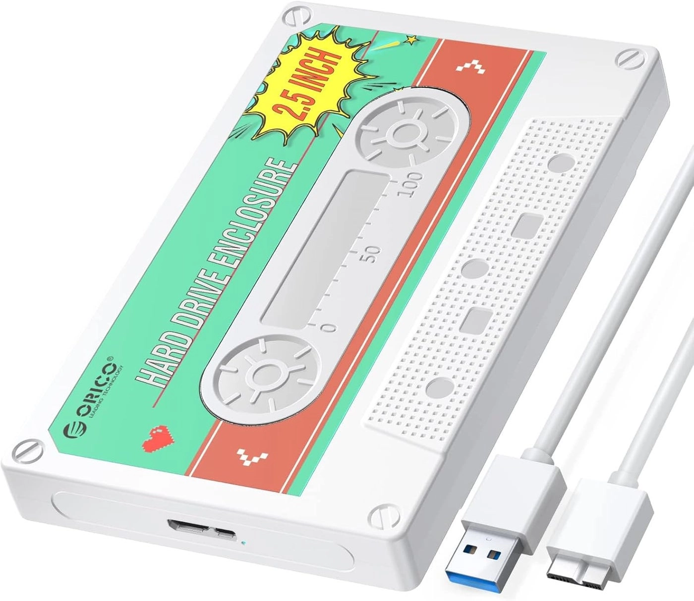 Luckam Hard Drive Enclosure - USB 3.0 with UASP SATA I/II/III 2.5inch